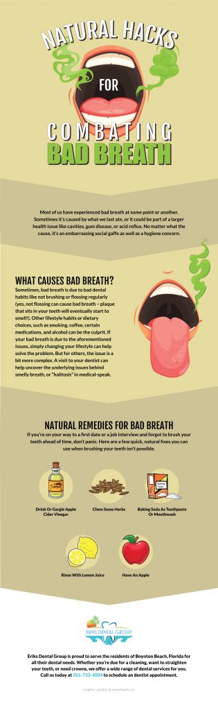 bad breath infographic