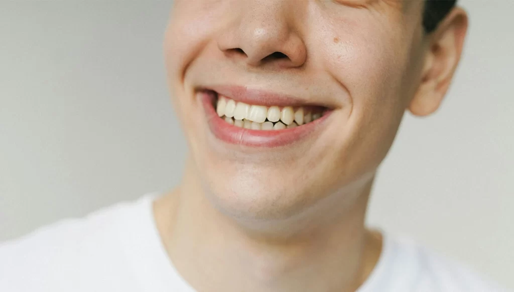 Young man Smiling