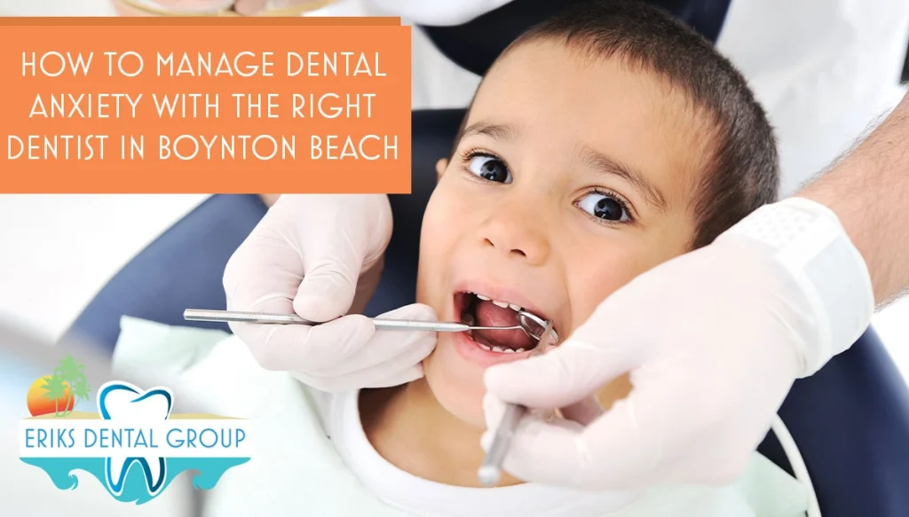 young boy in a dentist chair during a dental procedure