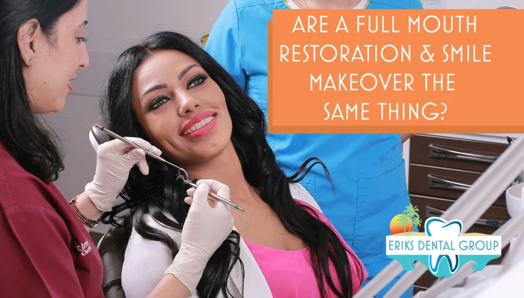 woman smiling while sitting in a dentist chair