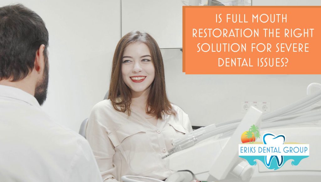 woman smiling in dentist chair