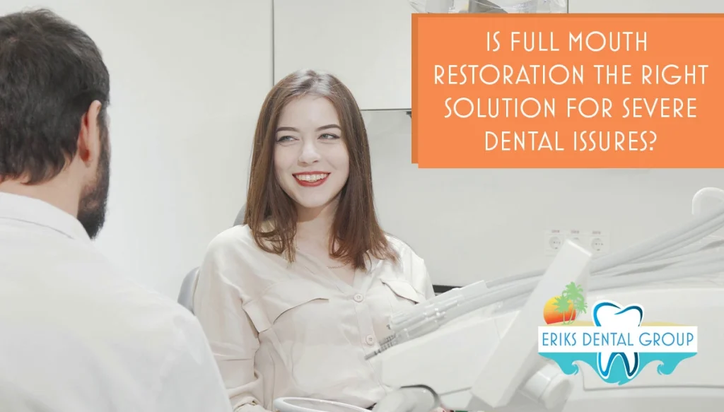 Woman smiling at dentist